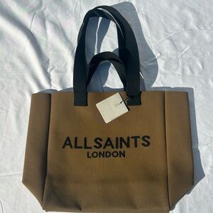 All Saints Brown Tote Bag